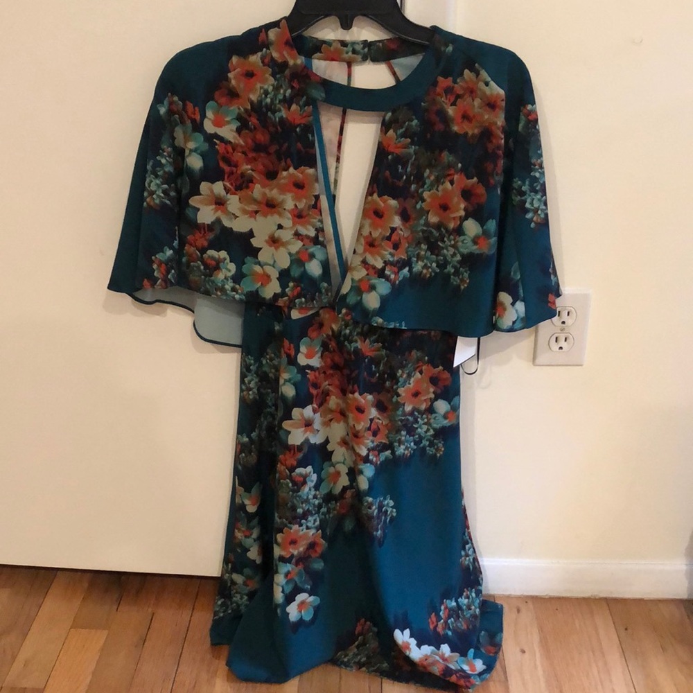 Brand New ABS floral mini dress